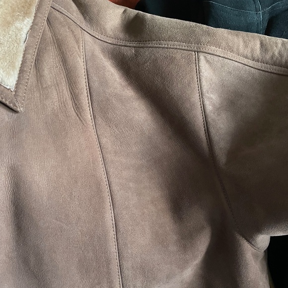 Vintage Mens Genuine Shearling Sheepskin Coat - Picture 10 of 12